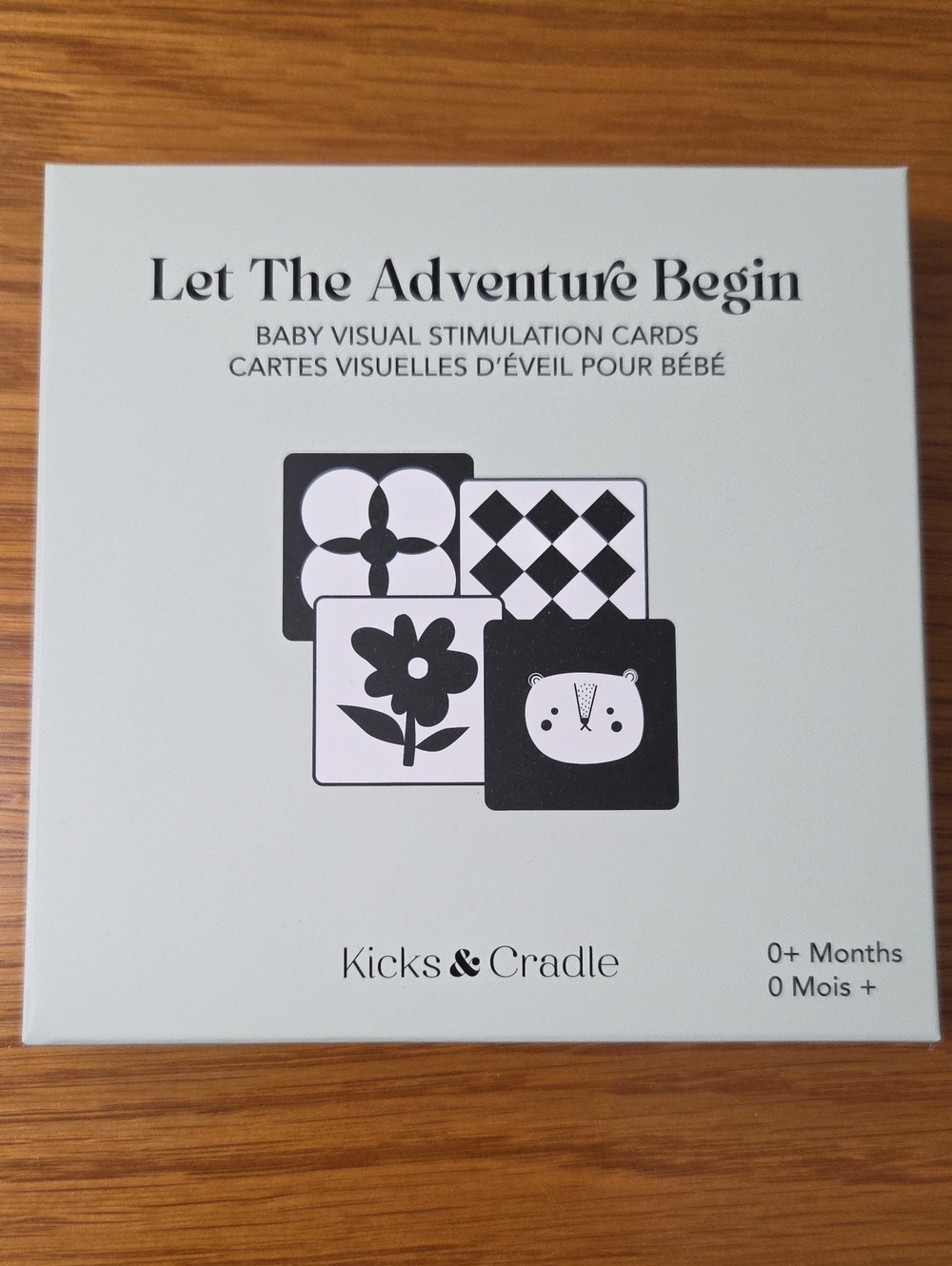 Black and White Baby Visual Stimulation Cards